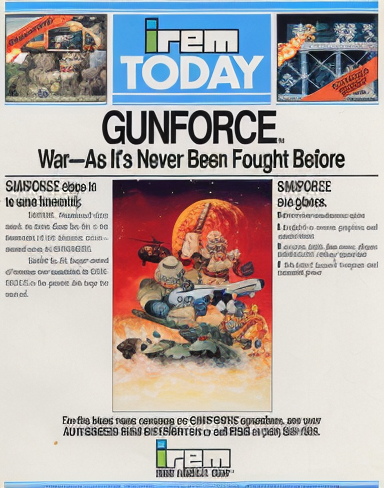 Gunforce - Battle Fire Engulfed Terror Island (World)